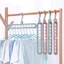 Móc Treo Quần Áo Đa Năng Thông Minh 9 Lỗ Gấp Gọn, Tiện Dụng - Màu Ngẫu Nhiên