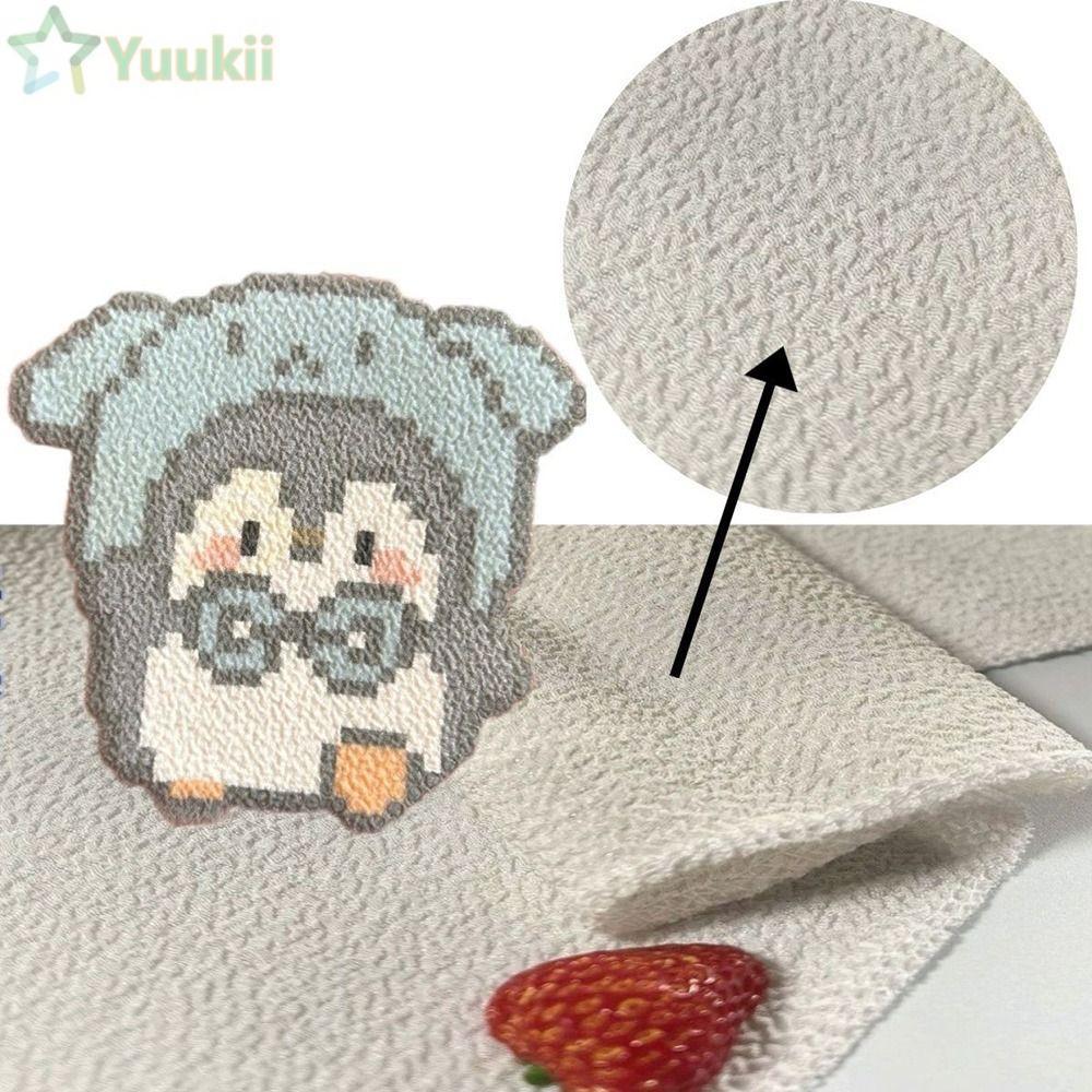 Vải ủi YUUKII cho hạt Perler, Hạt cầu chì kết cấu chịu nhiệt độ cao Vải nướng, Dụng cụ thủ công cỡ lớn Khăn tắm trắng Nhãn dán cảnh thu nhỏ