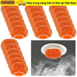 Vỏ bụi báo cháy JOYFULLIFE, Máy dò khói dày đàn hồi, Ngăn chặn báo động Vỏ sơn màu cam bằng nhựa Trang chủ