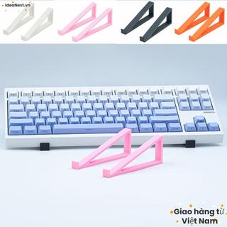 [COD] IDEANEST 1 Cặp Bàn Phím Máy Tính Nâng, Bàn Phím Góc Bàn Phím Nâng Bằng Nhựa Chân Đế Nâng Cao, Phụ Kiện Di Động Giá Đỡ Màn Hình
