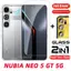 ZTE NUBIA NEO 5 GT 5G 2026 Full Cover Kính cường lực Flim cho NUBIA Neo5GT NEO5 Neo 5 GT 5G 4G Phim phía trước Mặt sau Ống kính mặt sau Kính bảo vệ màn hình ống kính máy ảnh