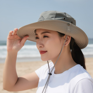 Vành Mũ Cao Bồi Rộng từ Cotton Chống Nắng, Phù Hợp Cho Du Lịch và Thể Thao Ngoài Trời