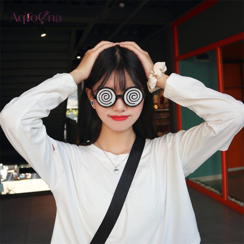 Kính Mắt Mờ Cosplay Họa Tiết Anime Vertigo Ngộ Nghĩnh, Đạo Cụ Phù Hợp Cho Tiệc Sinh Nhật