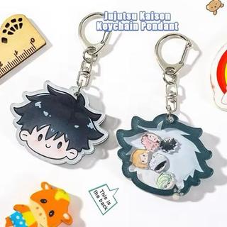 Gantungan Kunci Akrilik Jujutsu Kaisen Unik Karakter dengan Mainan Kecil - Ganci - NANAMI Head Toys, Akrilik