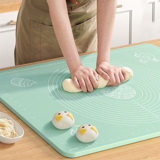 Thảm bột silicon Chống dính Thực phẩm Nướng bánh Nhào Thảm chống trượt Dễ dàng làm sạch Con lăn bánh ngọt