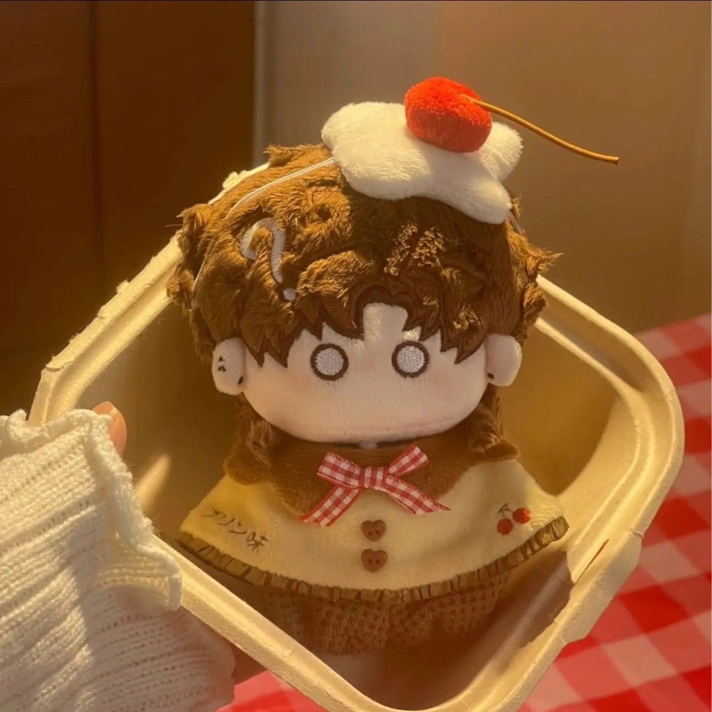 10cm Bộ Quần Áo Bé Pudding Dễ Thương Cotton Búp Bê Quần Áo Động Vật Cơ Thể Sao Biển Cơ Thể Búa Cơ Thể Búp Bê Mặt Dây Chuyền 4.27