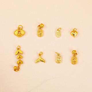 Mặt Dây Chuyền Handmade và Phụ Kiện Trang Sức Nhỏ từ Cổ Cát Vàng và Hạt Nâu Nafu Ruyi - Bảo Quản Màu sắc