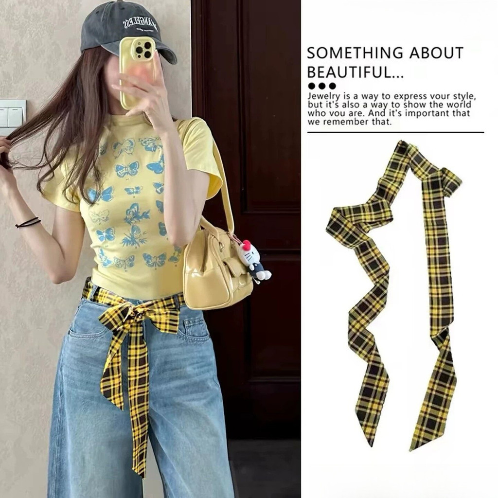 Khăn Lụa Thắt Lưng Phong Cách Hàn Quốc Mới Nhất - Phụ Kiện Thời Trang Độc Đáo