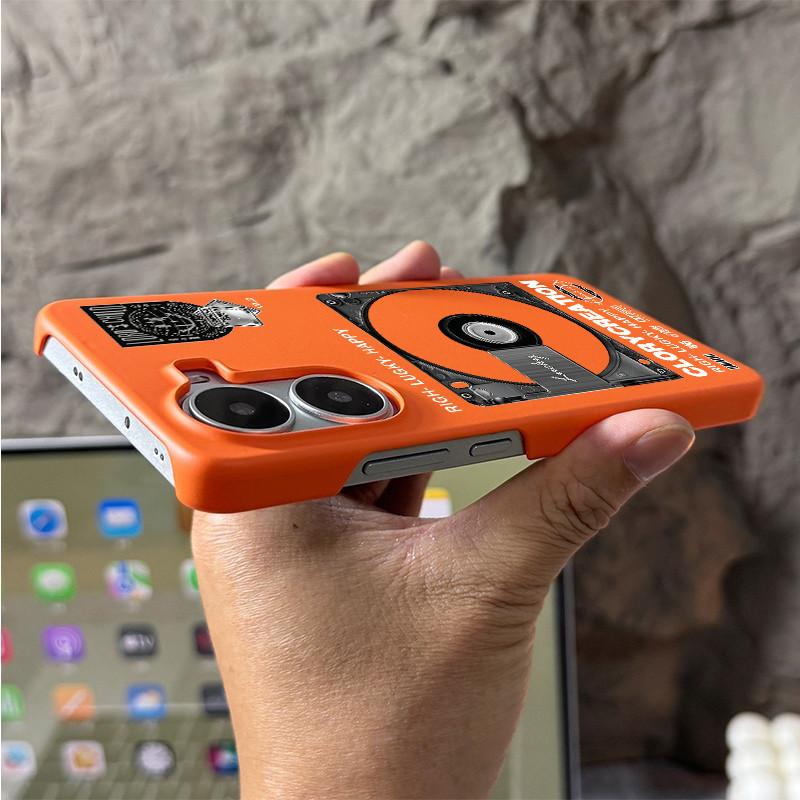 Dành Cho POCO X8 Pro X7 Pro X6 F8 F7 Redmi Turbo 5 Max Turbo 4 Pro “Vintage Record ” Ốp Điện Thoại Cứng Micro Matte / Chống Vân Tay Kẹp Bọc Chống Sốc POCO Case / Redmi Cover