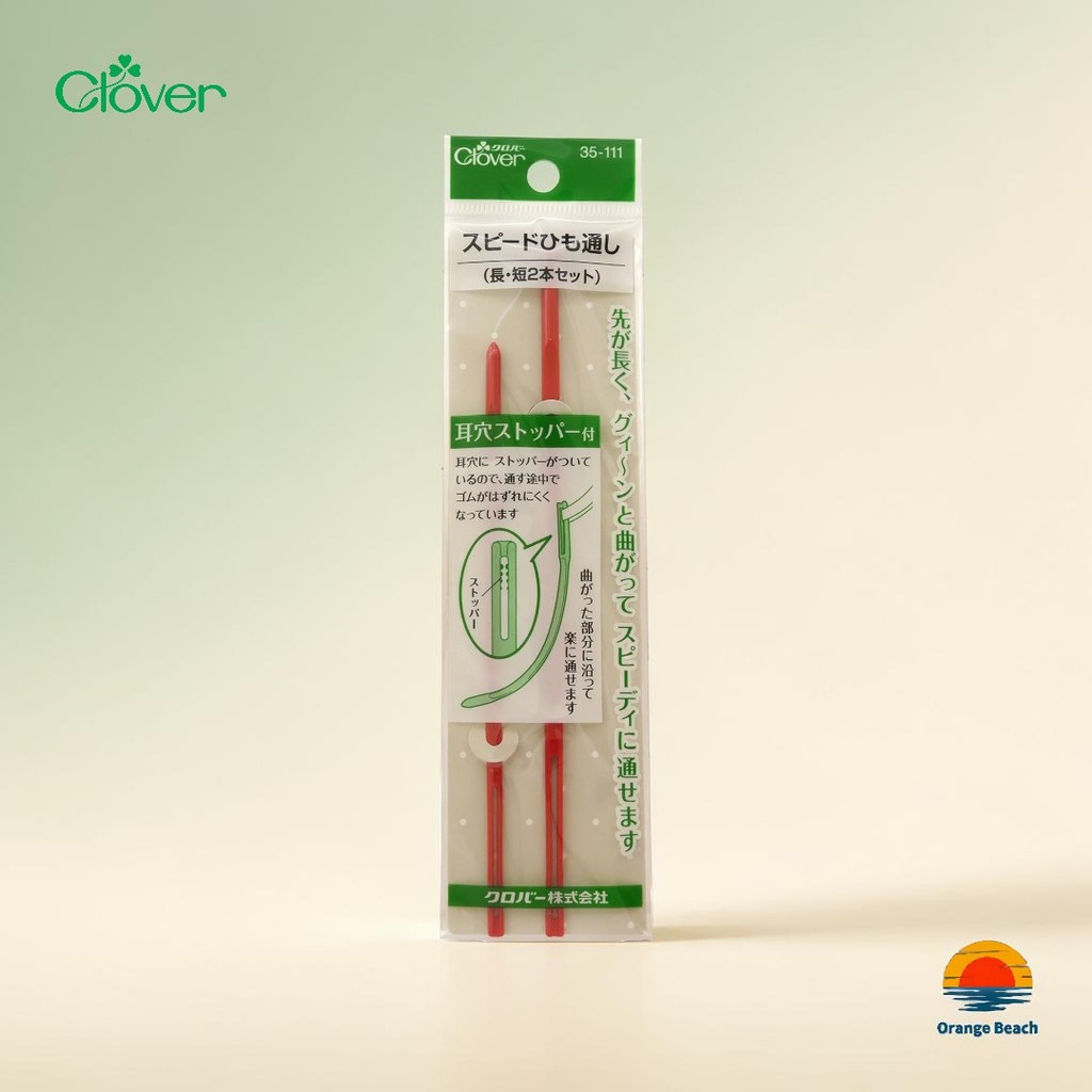 Clover Speed Bodkin 35-111/Bo 2 Cai Dai&Ngan/Cong Cu Luon Day Lung Thet/Polyamide/Nhat Ban