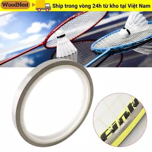 Đầu vợt cầu lông WOODNEST Đồ dùng thể thao siêu mỏng Nhãn dán cân ngoài trời