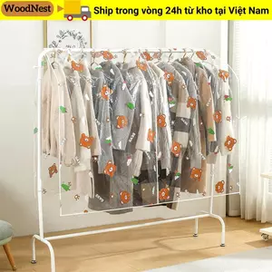 Bảo quản trang phục WOODNEST Bảo vệ, Làm dày quần áo dung tích lớn Vỏ bụi, Quần áo chống nước chống bụi chất lượng cao Treo tổ chức Vỏ cho áo khoác phù hợp với váy