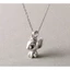 Interstellar Baby Quái vật nhỏ dễ thương < Stitch > Mặt dây chuyền Vòng cổ nhỏ Hoạt hình tinh tế Vòng cổ mặt dây chuyền hai chiều