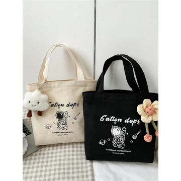 Women's Korean-Style Canvas Handbag – Mini