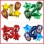 ST2 Marvel siêu anh hùng kỹ thuật số bóng bay bộ Spiderman Hulk Trang trí tiệc sinh nhật Captain America Iron Man TS2