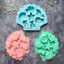 TRTR 7 Consecutive Sinh Vật Biển Khuôn Silicon Fondant Nướng Bánh Sô Cô La Nhựa DIY Khuôn Cá Trang Trí Dụng Cụ Cupcake Topper VN