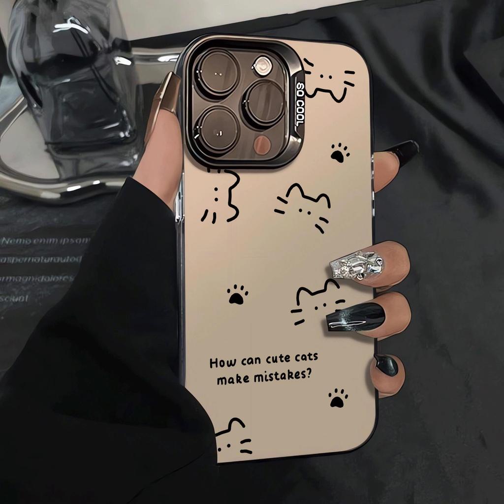 Mèo con Ứng dụng iPhone 17/16/15pro Bạc 15/14/13pro Dễ thương 12/11 Đơn giản hàng ngày