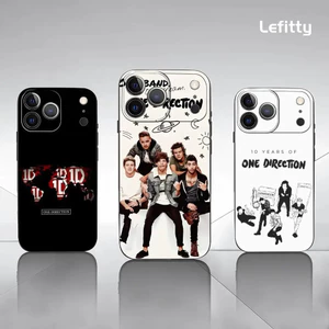 TP-1 Band O-One Direction Ốp Lưng Điện Thoại IPhone 17 16 15 14 13 12 11 Pro Max Plus Mini Đen Mờ Vỏ Mềm Funda