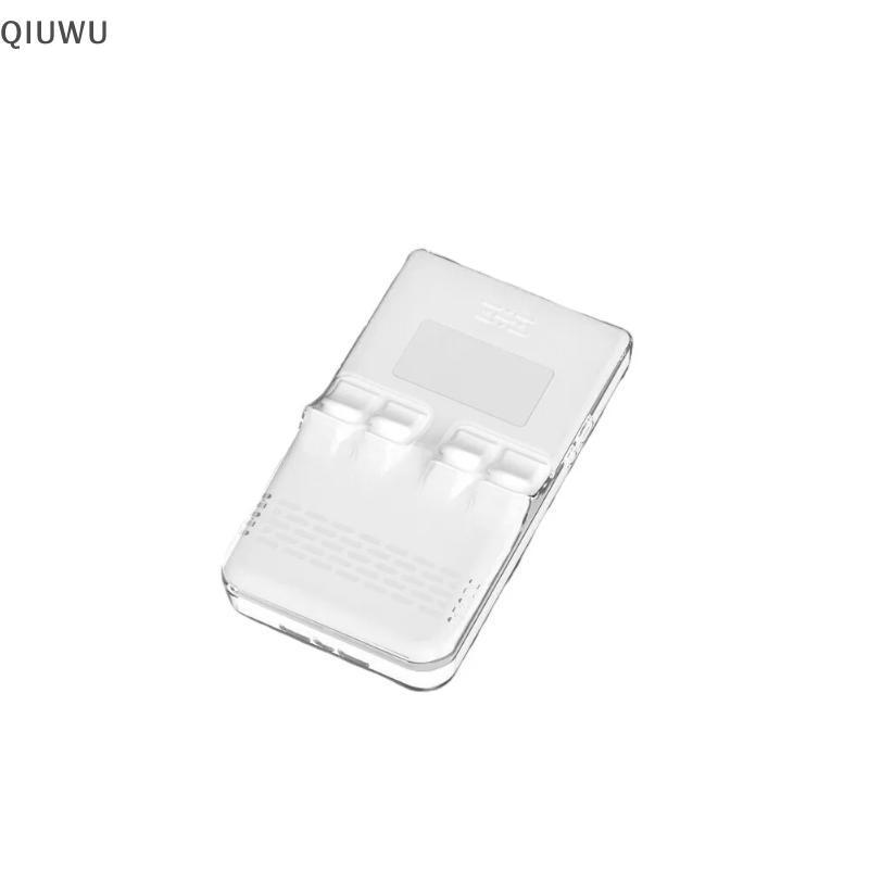Hộp bảo vệ chống bụi trong suốt QIUWU Cầm tay R36S Ultra để lưu trữ thiết bị chơi Game an toàn.