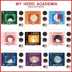 ST2 My Hero Giới Học Thuật Hoạt Hình Dễ Thương Chuột Thảm mini laptop Miếng Lót Chuột Chống Trơn Trượt Chống Thấm Nước Thảm Để Bàn 20x24cm TS2