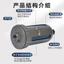 AD402-04 Bộ xử lý nguồn không khí loại SMC Bộ lọc tách nước dầu IHAD
