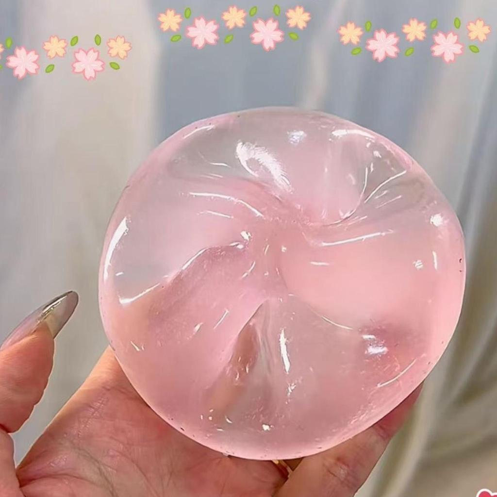 Bóng Bóp Dầu Dừa Trong Mờ Xuất Hiện Độ dẻo Chậm Phục Hồi Căng Thẳng Fidget Đồ Chơi Cho Trẻ Em