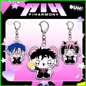 HT3 P1HARMONY Acrylic Móc Khóa 8 Mini Album DUH Mặt Dây Chuyền KEEHO JIANG Túi Phụ Kiện Ngôi Sao Ngoại Vi TH3
