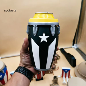 Linh hồn| Giá đỡ 12oz Giá đỡ in 3d Cờ yêu nước Vỏ giữ Pla in 3d cho lon 12oz – Quà tặng người yêu âm nhạc độc đáo Máy làm mát cốc thân thiện với môi trường bền bỉ cho các bữa tiệc ngoài trời