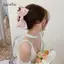 AqToCna Hàn Quốc Thanh Lịch Quá Khổ Nơ Hai Mặt Vuốt Tóc Acrylic Kẹp Tóc Barrette Cua Kẹp Tóc Cho Nữ Bé Gái Mũ Đơn Giản Phụ Kiện Tóc AqToCna