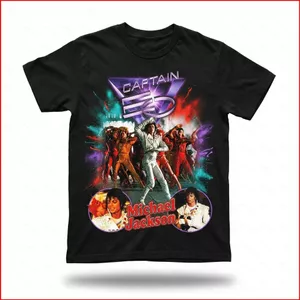 YB1 Michael Jackson Vintage King of Pop Quà tặng 220g Áo thun cotton dày Dance Crew Tee BY1