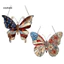 Linh hồn| Trắng Xanh Suncatcher Bướm Yêu Nước Suncatcher Ngày Độc Lập Bướm Suncatcher Trang Trí Giả Màu Kính Acrylic Cửa Sổ Mặt Dây Chuyền Yêu Nước Tường Cho Gia Đình