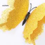 Linh hồn| Có Thể Tháo Rời Dán Tường Dính Mạnh Decal Dán Tường 6 Chiếc 3d Lấp Lánh Bướm Dán Tường Hai Lớp Tự Dính Có Thể Tái Sử Dụng Đề Can Cho Trẻ Em Phòng Ngủ Trang Trí Nhà