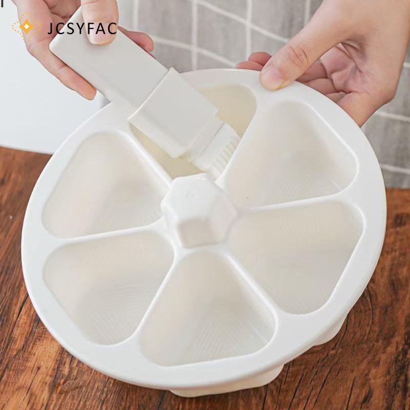 JCSYFAC DIY Khuôn Sushi Ăn Trưa Tam Giác Cơm Bóng Hộp Cơm Trưa Hành Cơm Bóng Thực Phẩm Báo Chí Tam Giác Sushi Làm Khuôn Sushi Bộ Dụng Cụ Nhà Bếp Mới