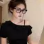 Áo thun ngắn tay đeo vai Slanted Sling Nữ Mùa hè Phong cách mới Pure Desire Style Slim-fit Slimmer