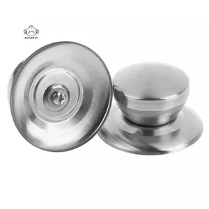 Maybest Thay thế Phụ kiện nồi đa năng bằng thép không gỉ Nắp chảo Grip Chống bỏng Núm Tay cầm Vỏ bọc Đồ dùng nấu ăn nhà bếp {VN}