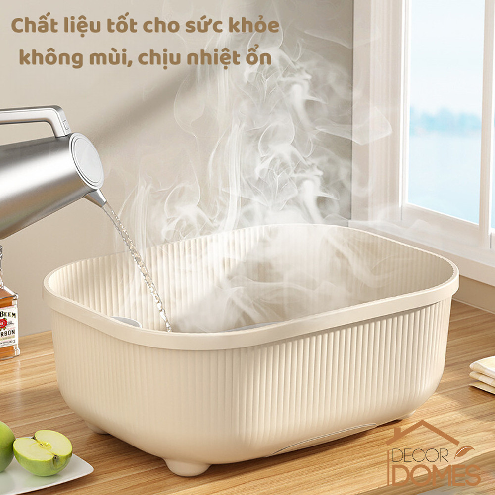 Tủ Úp Chén Bát HomeMate Có Nắp Đậy Chống Bụi, Hộp Úp Bát Đĩa Thoát Nước Chống Ẩm Mốc Cỡ Lớn