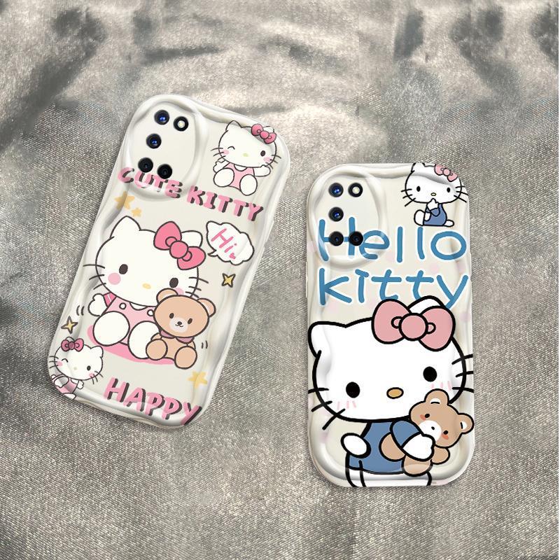 Thích hợp cho điện thoại thông minh 3D OPPO A52 A72 A92 TPU mềm Kitty Rilakkuma Vỏ điện thoại chống sốc