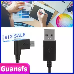 Guansfs Cáp sạc USB sang Micro Vikye 5,9ft Máy tính bảng vẽ mạ PVC nhanh cho Wacom Intuos CTL472 672 CTH480 490 690