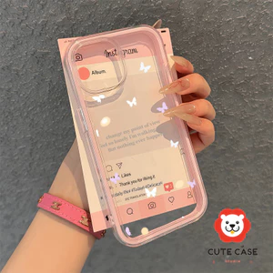 Ốp lưng iPhone Bướm Anh con màu xanh cho iPhone 17 16 15 14 13 12 11 Pro ProMax Plus Ốp lưng silicon TPU mềm