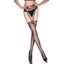 Thắt lưng Garter Điều chỉnh ngực Tích hợp Aurora Vớ siêu mỏng màu đen Silk Oily Hot Girl Vớ