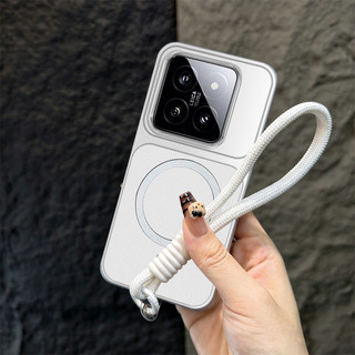 Ốp Lưng PBZZ Cho xiaomi 14t 14 pro 14 ultra 5g Vỏ Điện Thoại Vỏ Mềm Chống Sốc Thiết Kế Mới Thẩm Mỹ Có Dây Buộc Cho Bé Gái Từ Tính TBDTBS1