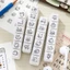 BEABOUT Tem Cảm Xúc Mèo Dễ Thương, Con Dấu Mèo Con Đáng Yêu Tạp Chí Cao Su Tem, 5.0 Nhựa 6 Họa Tiết Trắng Lập Kế Hoạch Tem Dự Án Tự Làm