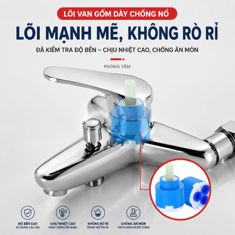 Củ Sen Tắm Đồng Nguyên Khối Cao Cấp - Chế Tác Tinh Xảo, Tối Ưu Nhiệt Độ & Độ Bền Tuyệt Đối, Nâng Tầm Phòng Tắm Của Bạn