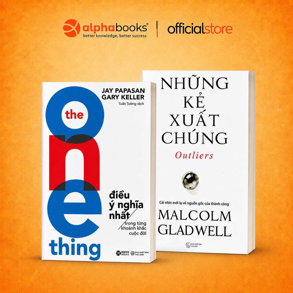 Sách - Lẻ/Combo The One Thing + Deep Work + Grit +Những Kẻ Xuất Chúng (Alpha Books)