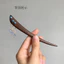 WHX-New Phong Cách Trung Hoa Kẹp Tóc Đơn Giản Kẹp Tóc Hai Mặt Men Nhiều Màu Sắc Hoa Xanh Tua Rua Kẹp Tóc Sang Trọng Kẹp Tóc Cổ Điển Kẹp Tóc