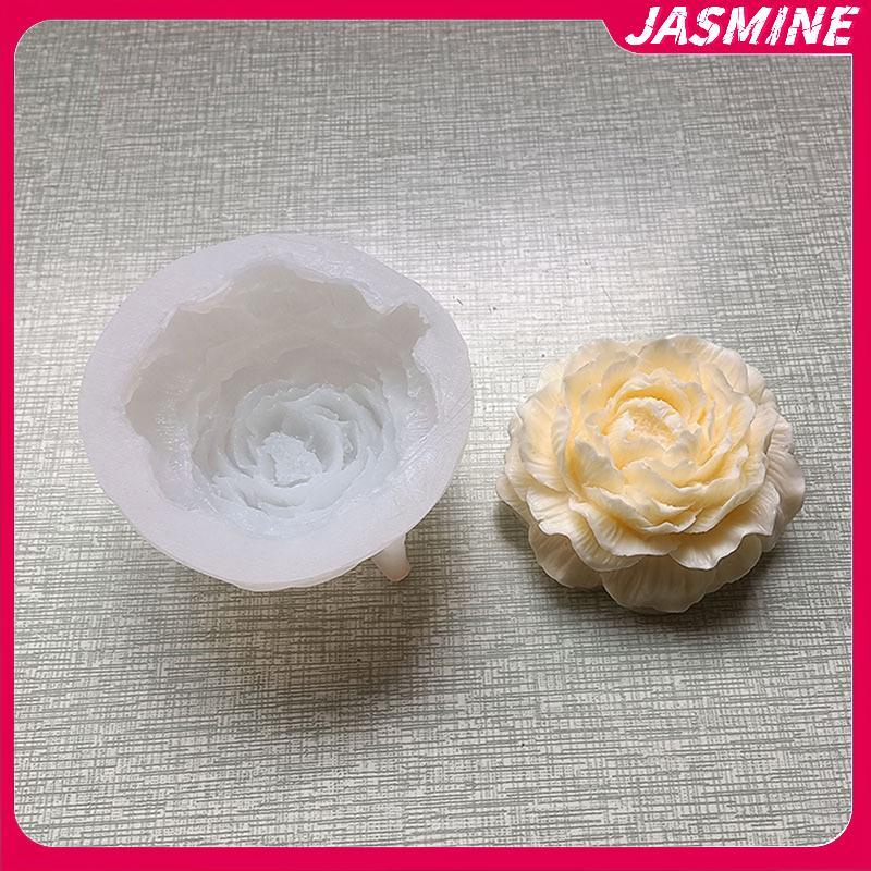 JASMINE Khuôn Bánh Silicon Sô Cô La Xà Phòng Dụng Cụ Làm Nến Khuôn Dập Nổi Hoa Nở Hương Liệu Kẹo Handmade Trang Trí Đám Cưới JASMINE