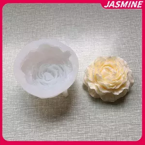 JASMINE Khuôn Bánh Silicon Sô Cô La Xà Phòng Dụng Cụ Làm Nến Khuôn Dập Nổi Hoa Nở Hương Liệu Kẹo Handmade Trang Trí Đám Cưới JASMINE