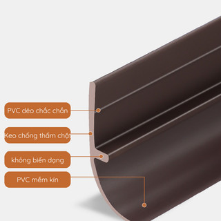 Thanh Chặn Đáy Cửa Silicon Tự Dán Chống Thoát Nhiệt Điều Hòa, Cách Âm, Chống Côn Trùng
