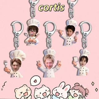 Cortis Merchandise Keychain for Friends Backpack Pendant Support Fan MARTIN JAMES JUHOON SEONGHYEON KEONHO