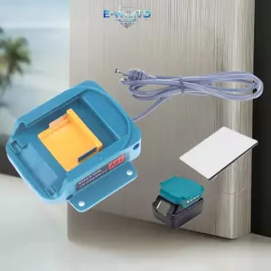 E-WOITD 1 Cái Cho 18V BL1860 BL1820 BL1890 Pin Li-ion 1M Dây Điện Pin Adapter Cho Starlink Mini Dish DC Cáp Điện E-WOITD
